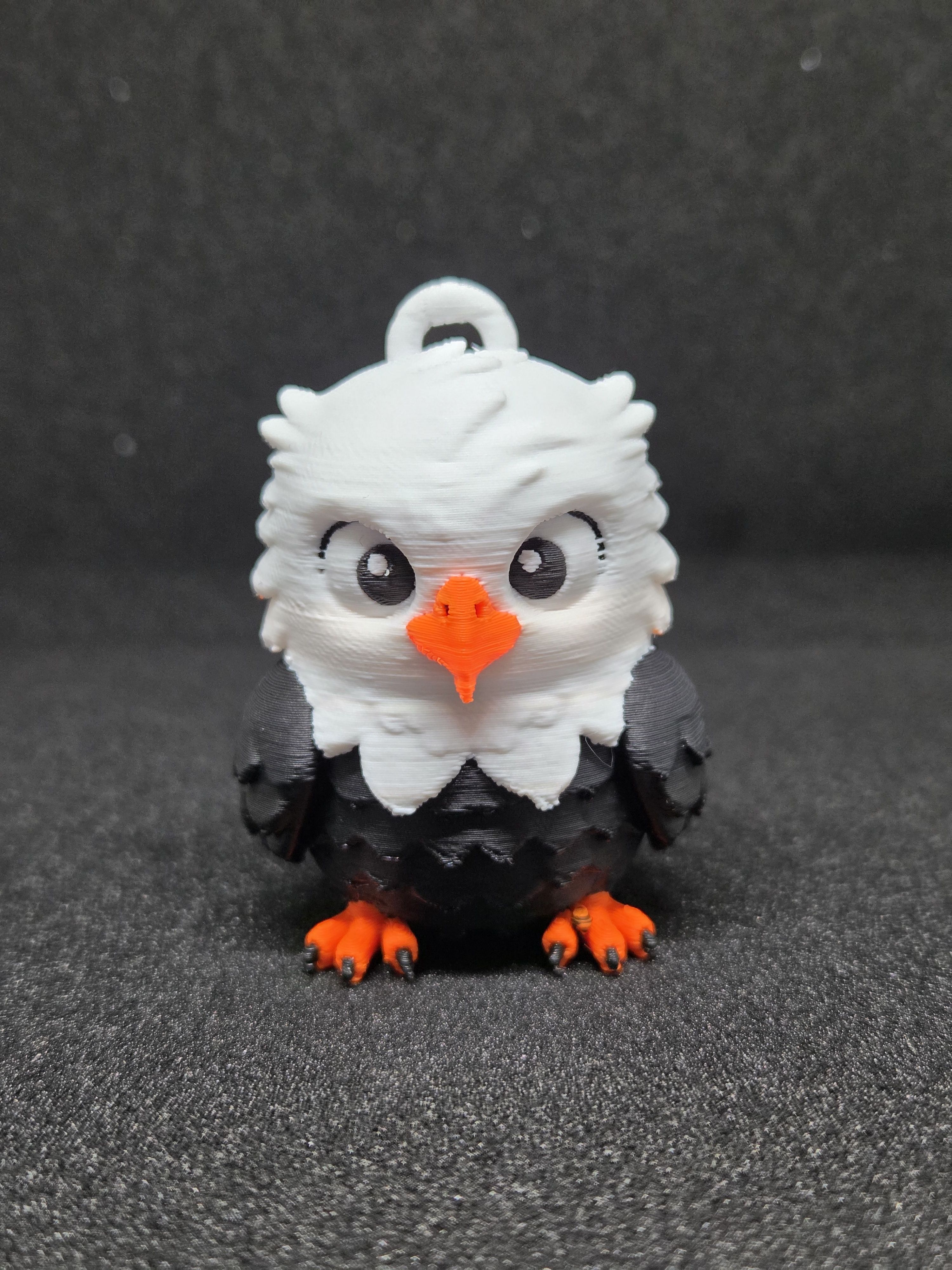 Sevimli Kartal 3D Figür Anahtarlık ve Çanta Süsü