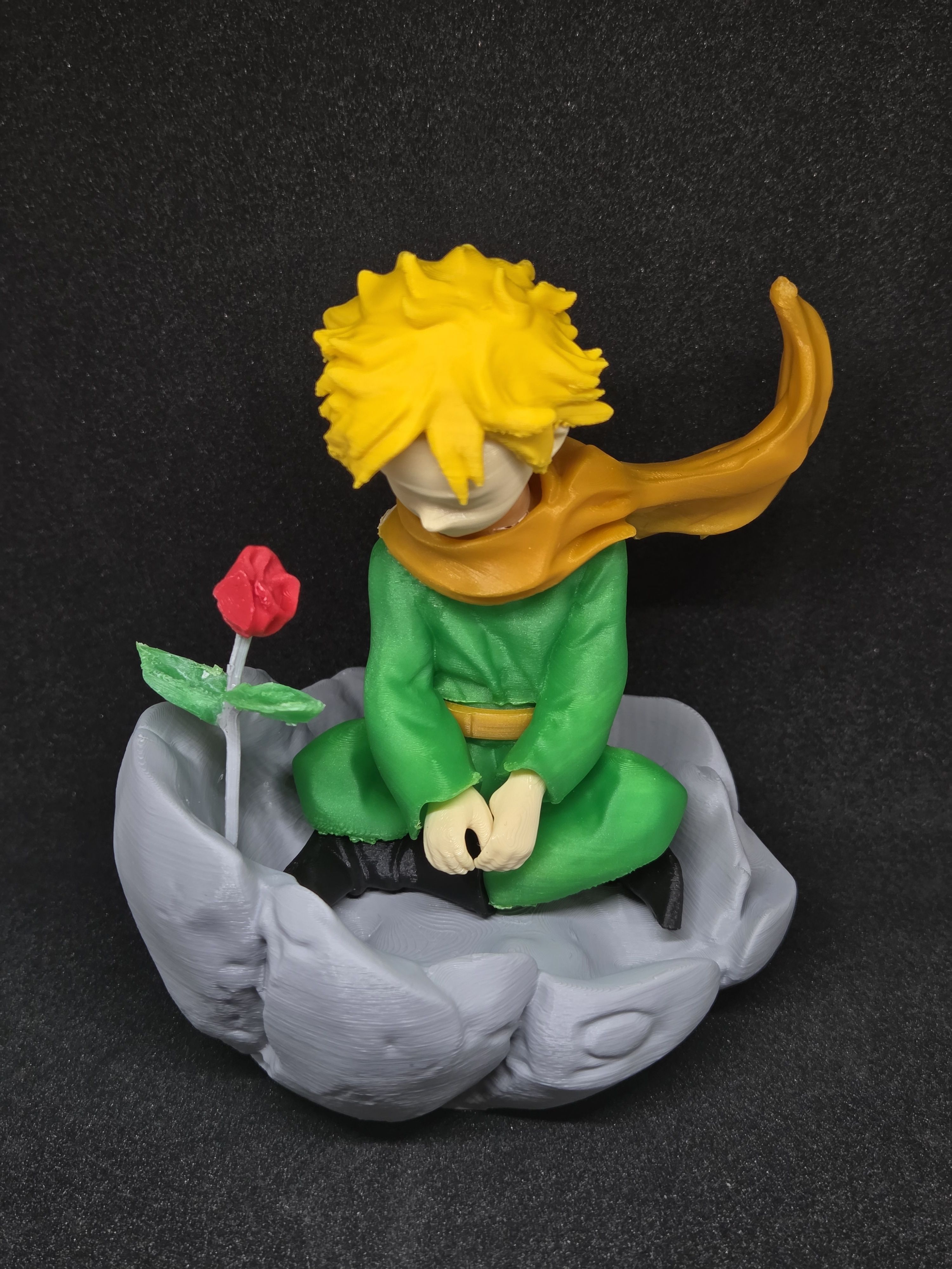 Küçük Prens ve Gülü 3D Dekoratif Figür